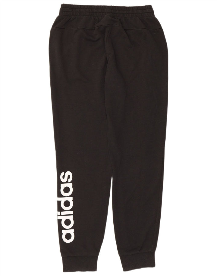 Pantaloni de trening grafic pentru femei ADIDAS Pantaloni de jogging UK 12/14 Medium Black