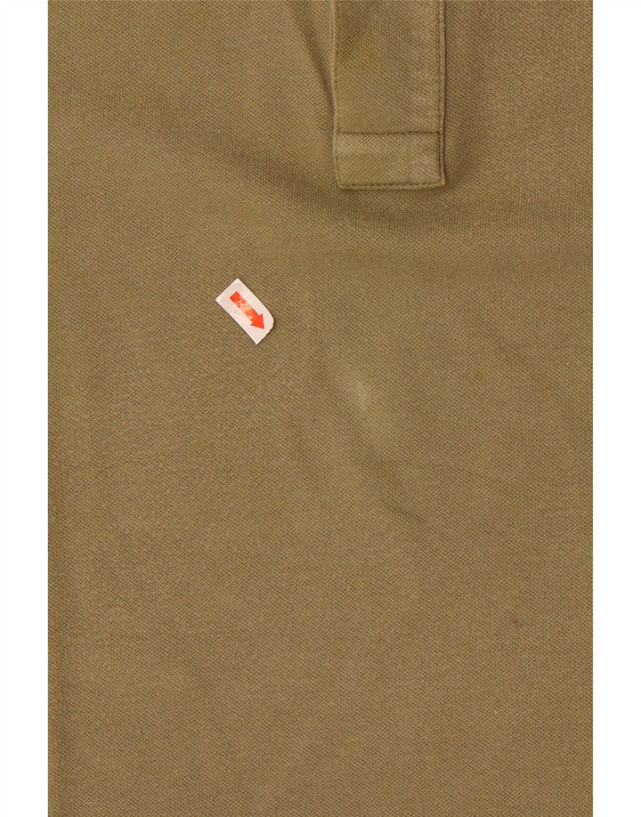 Cămașă polo pentru bărbați Fred Perry, ușor și elastic, bumbac kaki mediu