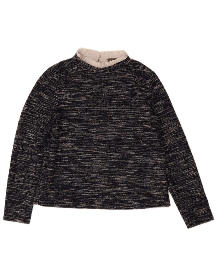 Bluză cu mânecă lungă pentru femei Oasis UK 14 Medium bleumarin pete