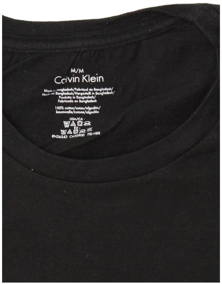 CALVIN KLEIN Tricou Bărbați Top Mediu Negru Bumbac