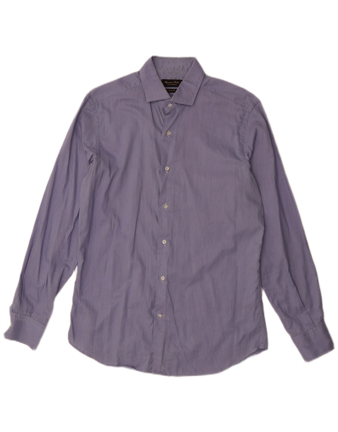 Cămașă Massimo Dutti pentru bărbați Slim Fit Mărimea 41 16 Mare albastru cu dungi