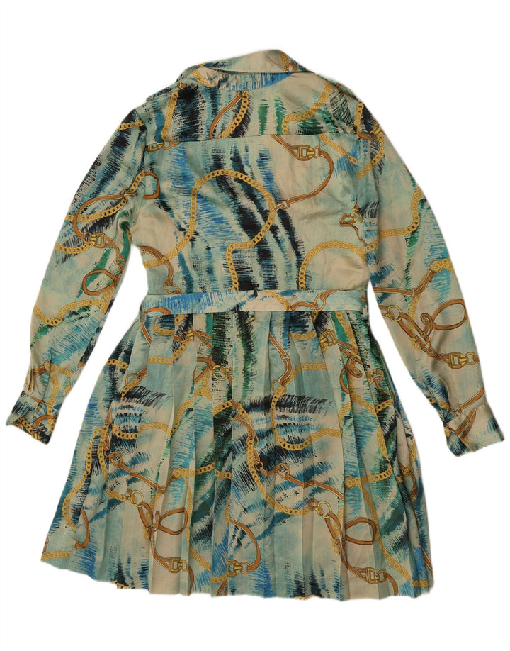 Rochie A-Line pentru femei Guess By Marciano, cu model abstract, US 6 Medium Blue