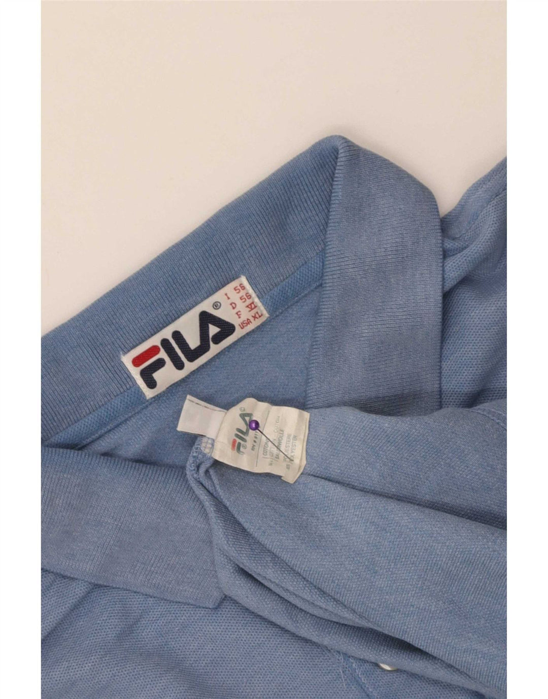 Tricou Polo Fila Barbati XL Bumbac Albastru