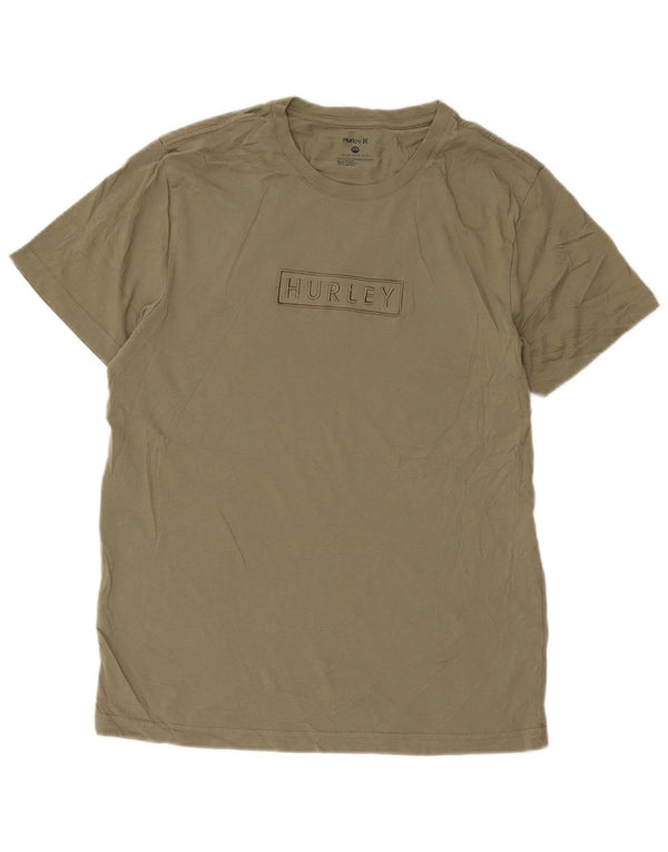 Tricou grafic pentru bărbați Hurley Top Medium Khaki Bumbac