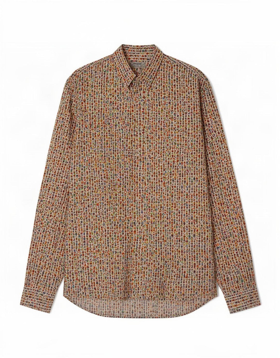 Cămașă Desigual pentru bărbați XL, bumbac geometric multicolor