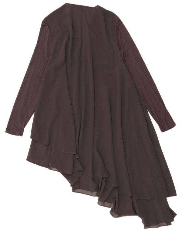 MINT VELVET Rochie asimetrică pentru femei UK 16, mare, gri Colorblock