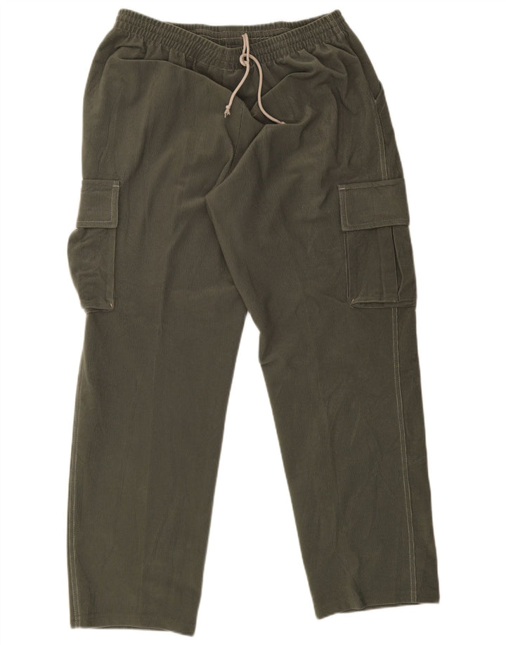 Pantaloni de trening Cargo Diadora pentru bărbați UK 42 Poliester kaki mare