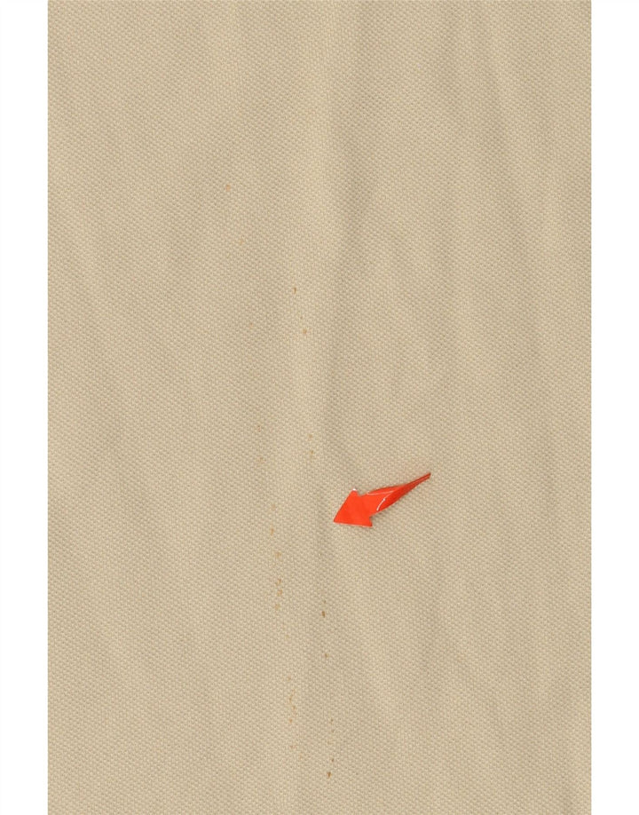 Cămașă polo pentru bărbați KAPPA cu mânecă lungă, mare, bej, bumbac