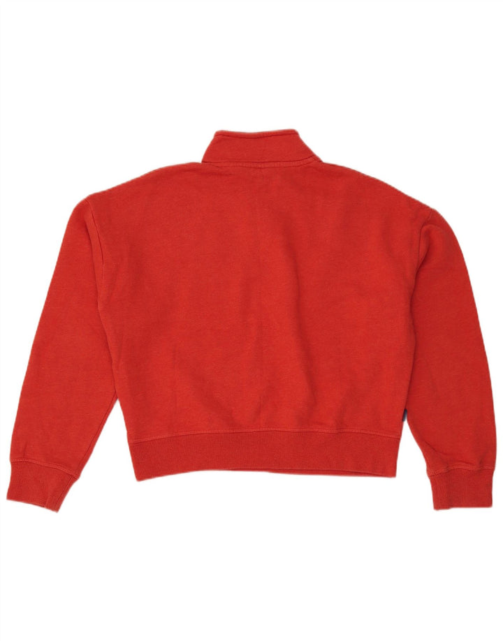 SUPERDRY Pulover oversized crop pentru femei UK 12 Medium Red
