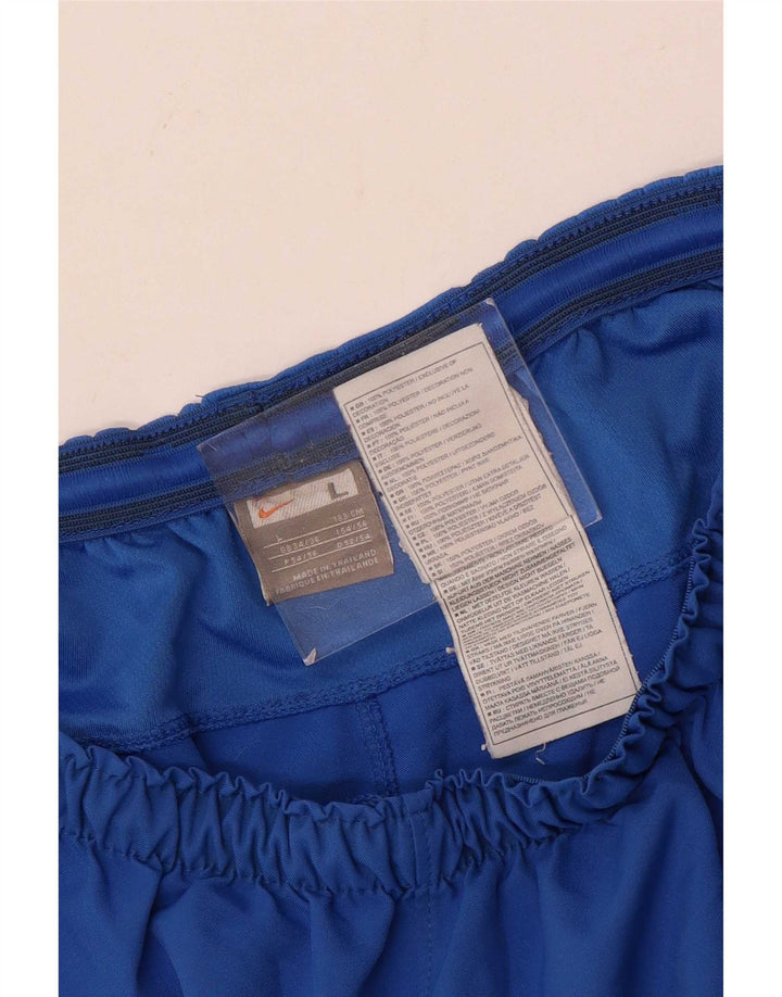 Pantaloni scurți sport Nike pentru bărbați, mari, albastru, poliester