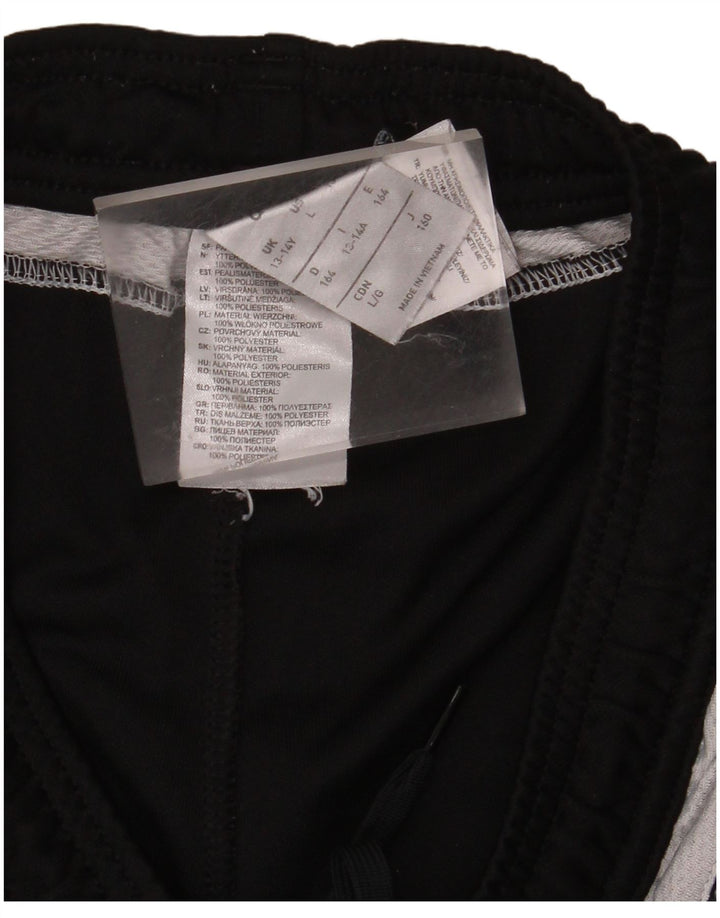 Pantaloni de trening Climacool ADIDAS pentru baieti 13-14 ani poliester negru