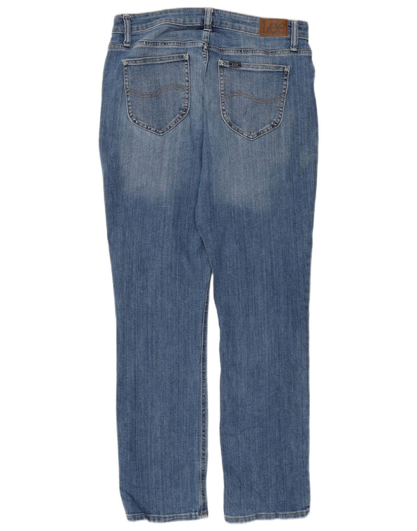 Blugi drepti LEE pentru femei cu talie medie, cu talie normală, US 10, mari W32 L29, albastru