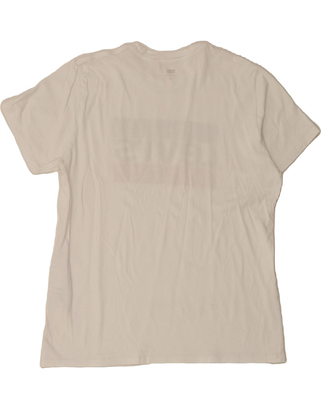 LEVI'S Mens Graphic T-Shirt Top XL White Cotton Vintage Levi's and Second-Hand Levi's from Messina Hembry 