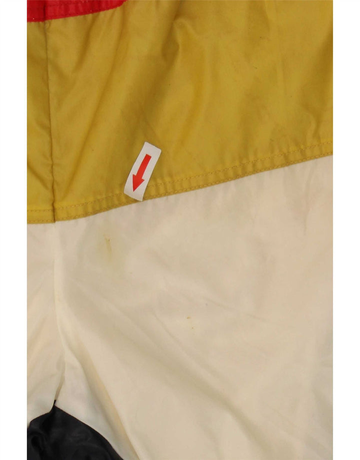 Pantaloni scurți de înot vintage pentru bărbați IT 52 nailon mare multicolor color bloc