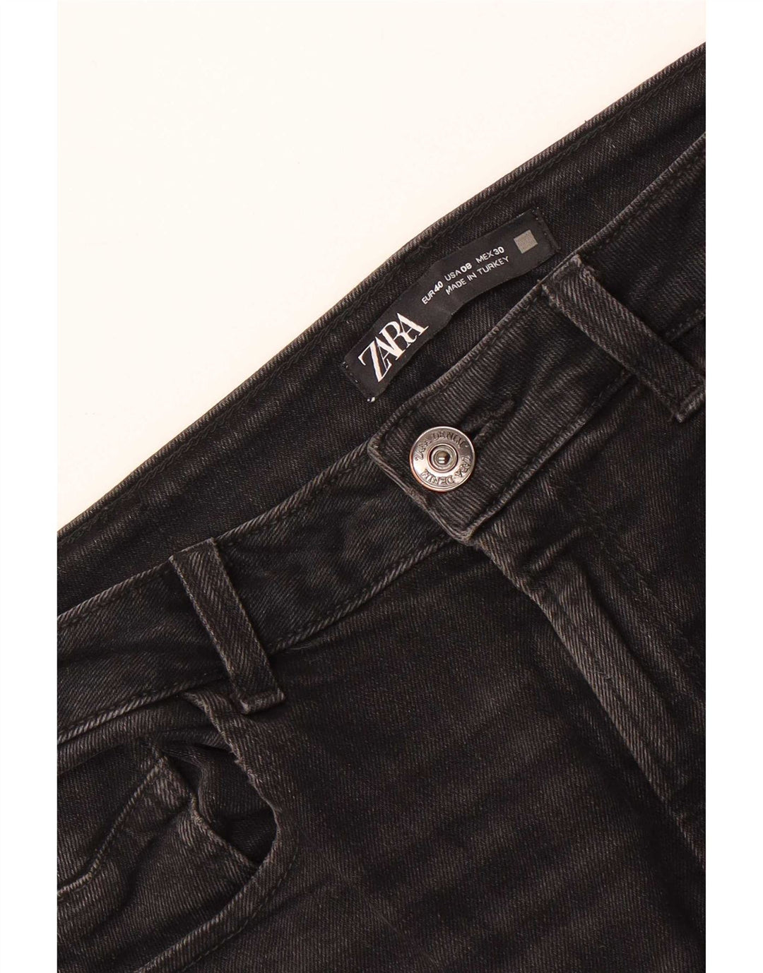 Blugi slim pentru femei Zara EU 40 Medium W30 L27 Negri
