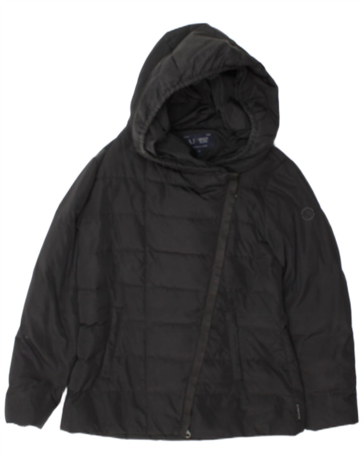 Jachetă căptușită cu glugă pentru femei Armani EU 44 XL Bleumarin Poliester