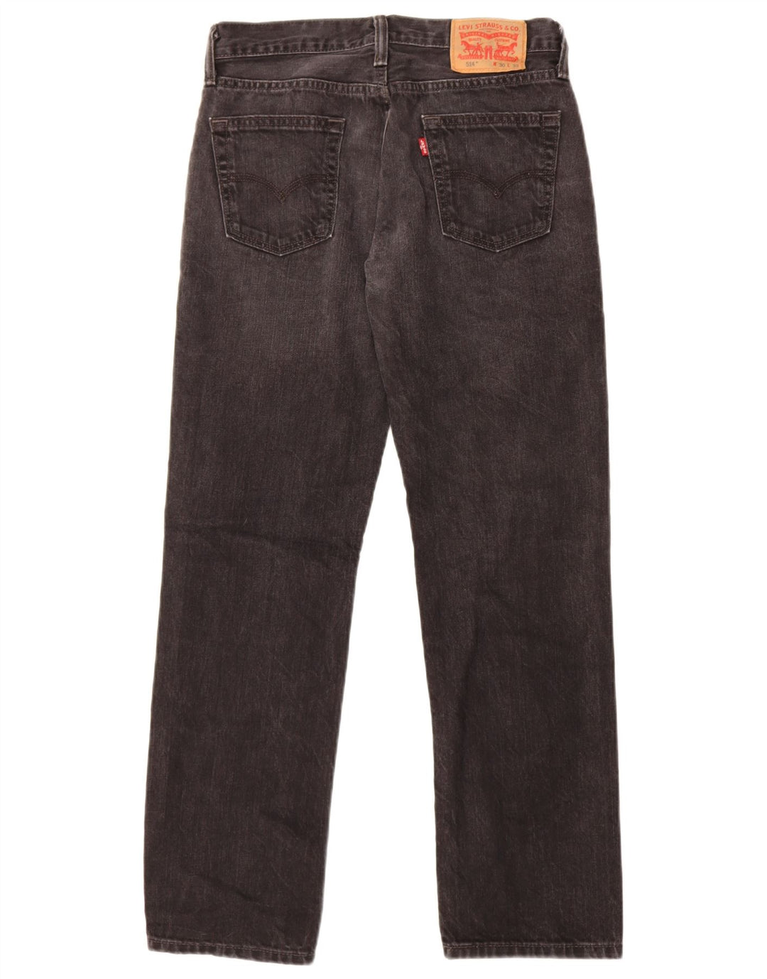 Blugi drepti pentru femei Levi's 514 W30 L32 bumbac negru