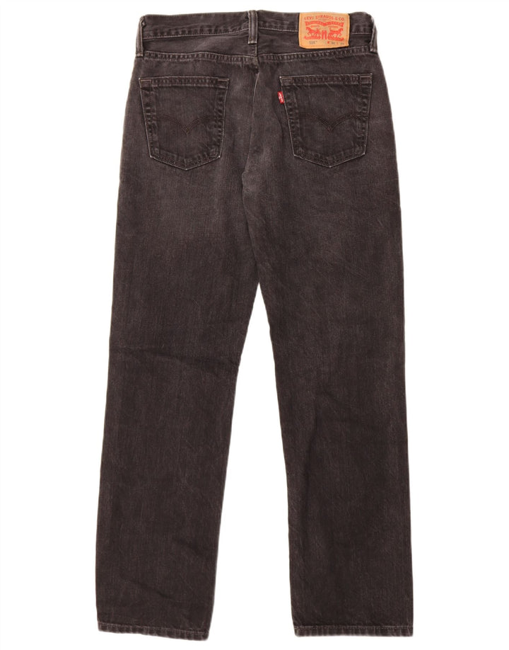 Blugi drepti pentru femei Levi's 514 W30 L32 bumbac negru