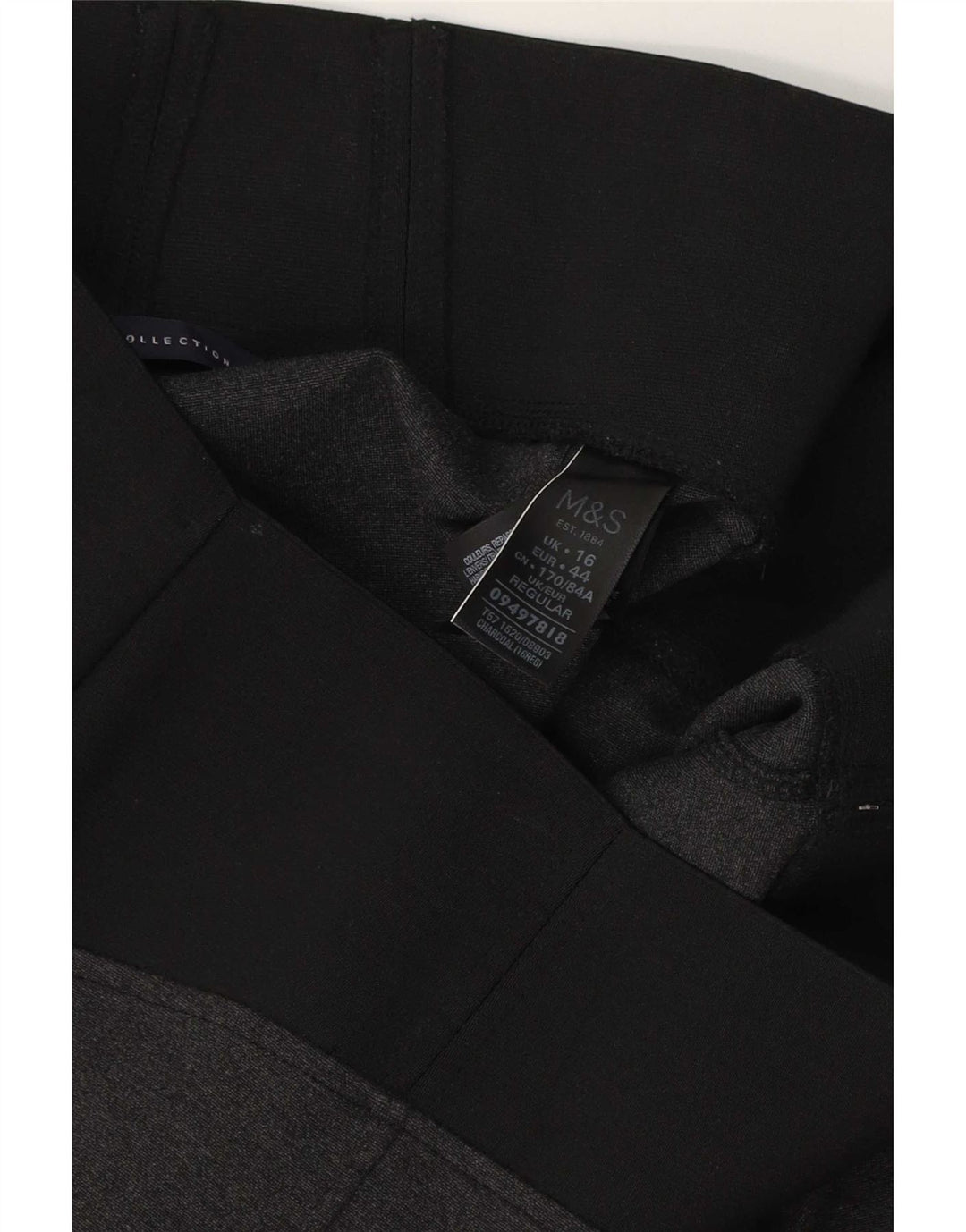 Leggings pentru femei Marks & Spencer UK 16 mare, gri, viscoză, bloc de culoare