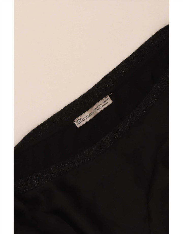 Bluză supradimensionată pentru femei Zara UK 14 Medium Negru