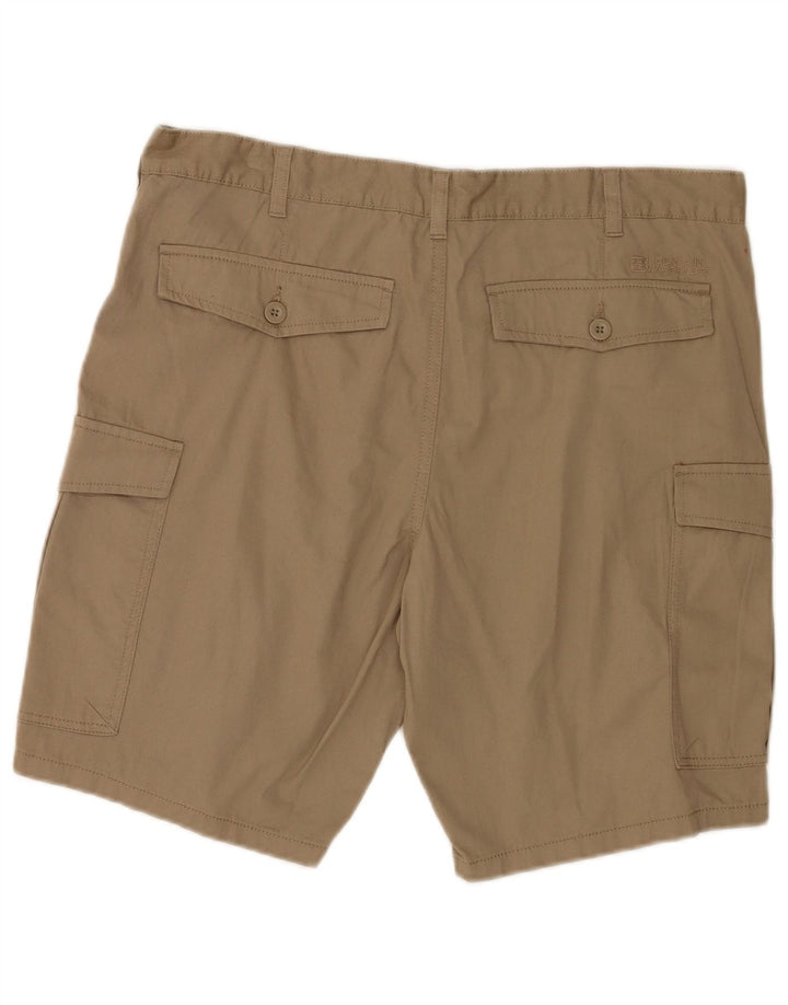 Pantaloni scurți cargo pentru bărbați Mountain Warehouse W36, bumbac mare, bej