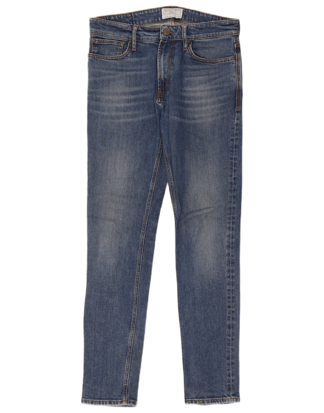 Fat Face Blugi Slim Femei L32 L32 Bumbac Albastru