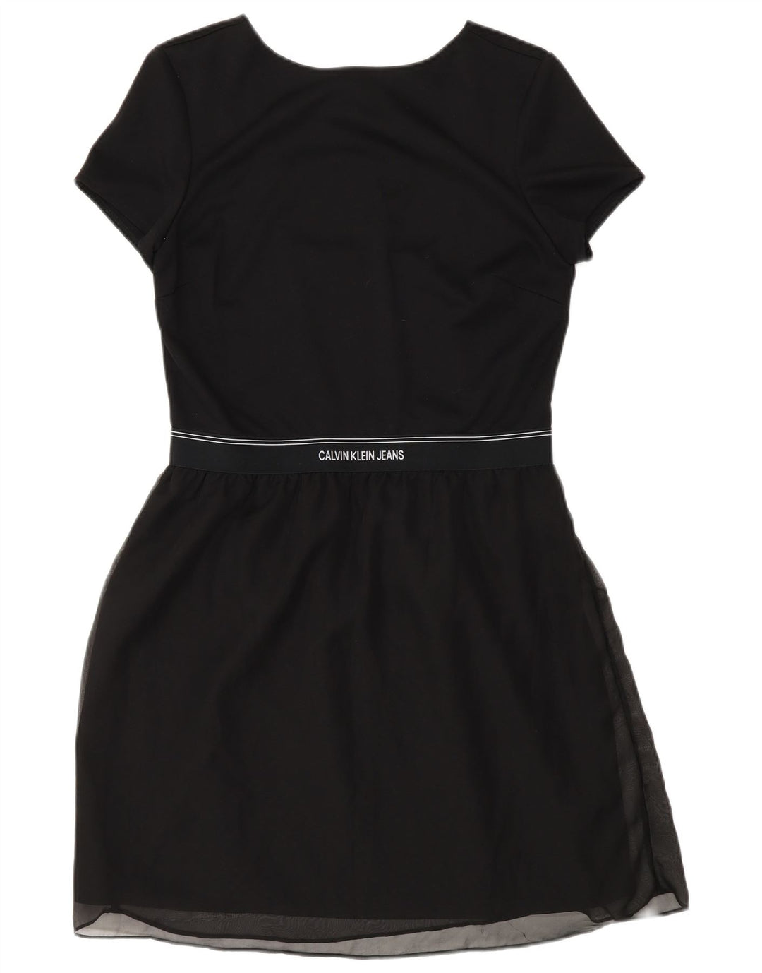 Rochie teacă pentru femei Calvin Klein UK 12 Poliester mediu negru