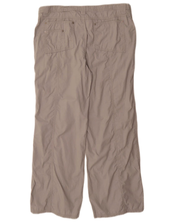 Pantaloni cargo drepti pentru femei Marks & Spencer UK 14 Large W34 L30 Gri