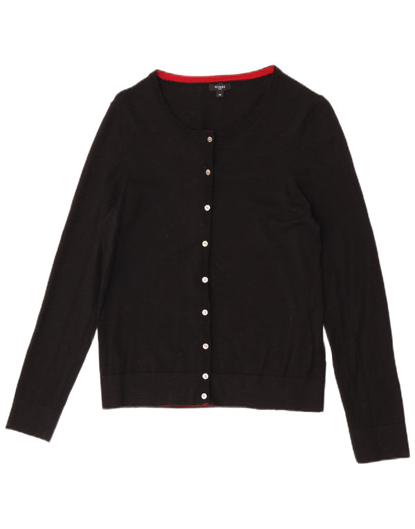 Pulover cardigan Hobbs pentru femei UK 14 Lână neagră medie