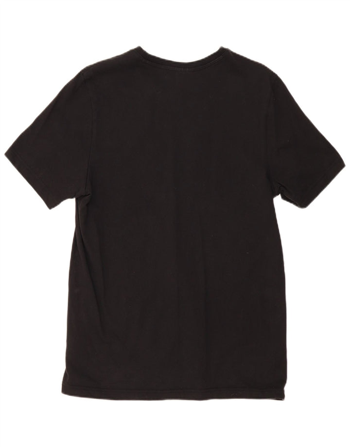 Tricou grafic Reebok pentru bărbați Top mare din bumbac negru