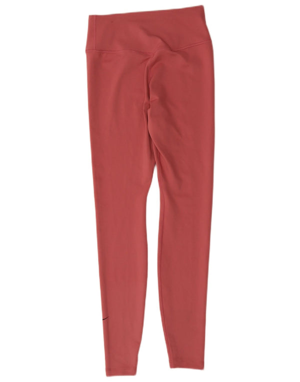 Leggings Dri Fit NIKE pentru femei UK 8, poliester roz mic