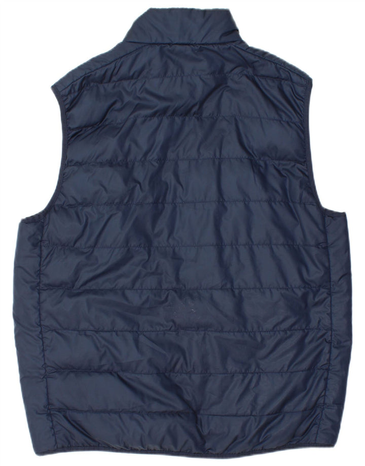 Gilet pentru bărbați Adidas Graphic Padded UK 40 Large Bleumarin