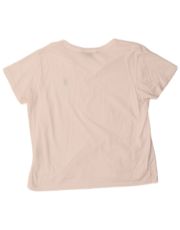 Ralph Lauren Womens T-Shirt Top UK 18 XL White Cotton
