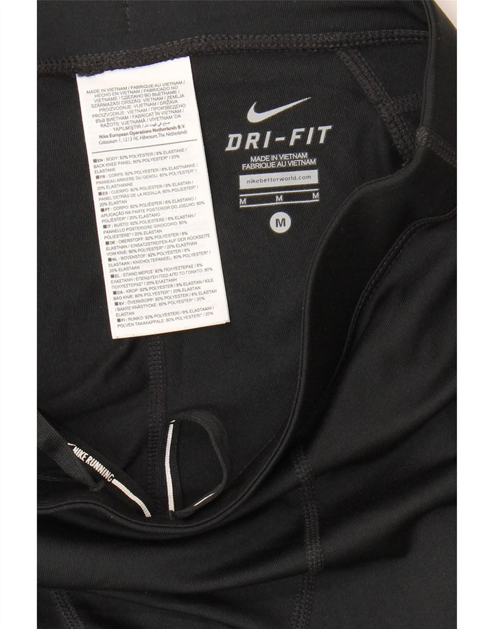 Leggings Dri Fit Nike pentru femei UK 12 Poliester mediu negru