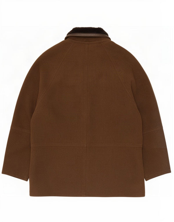 Jachetă din shearling pentru bărbați Dibi IT 52 XL maro
