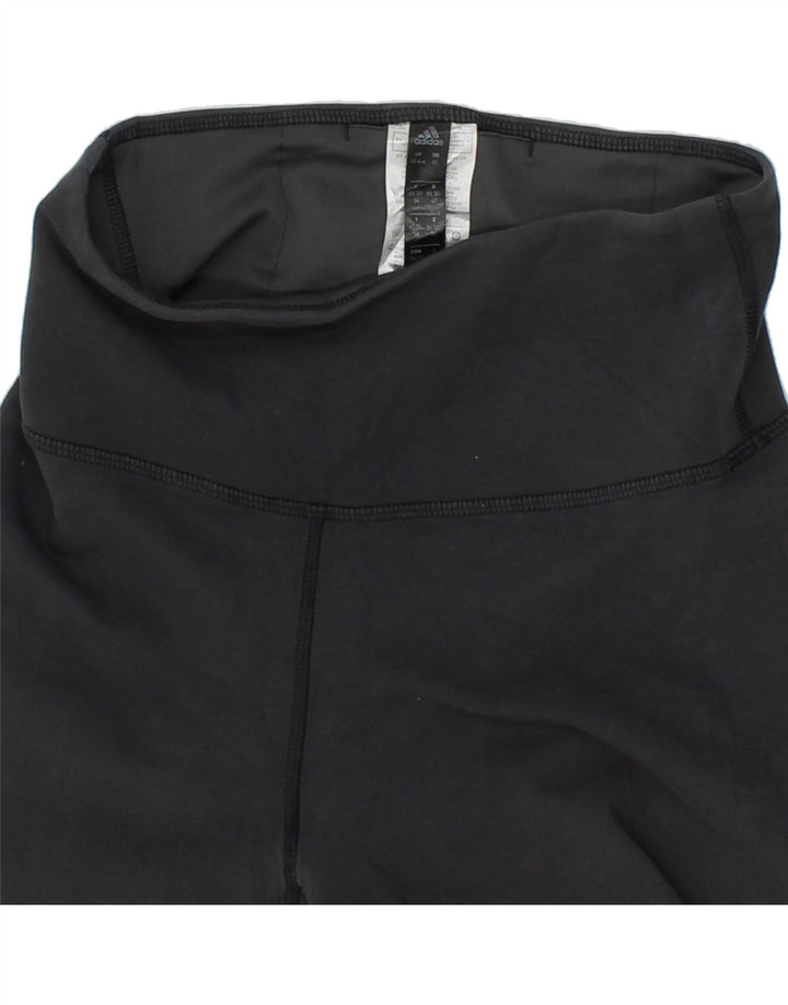 ADIDAS Womens Leggings UK 4/6 XS  Black Vintage Adidas and Second-Hand Adidas from Messina Hembry 