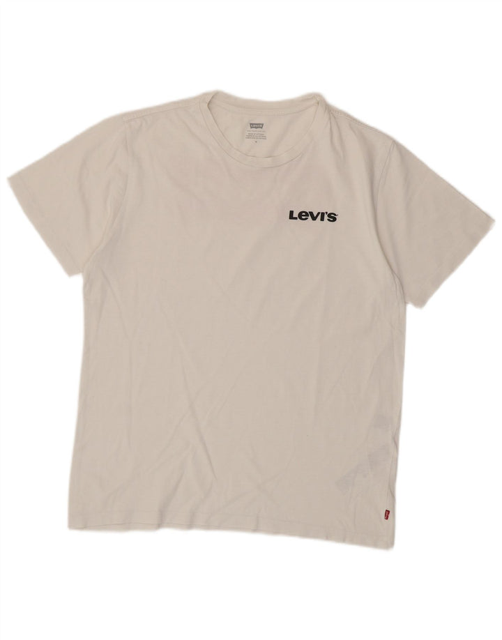 Tricou grafic pentru bărbați Levi's Top Medium White Bumbac