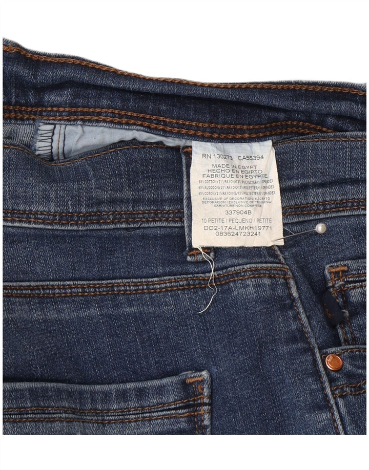 Blugi Capri pentru femei Lee US 10 Large W30 L23 Blue Bumbac