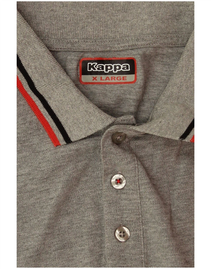 Cămașă polo pentru bărbați Kappa XL, gri pete