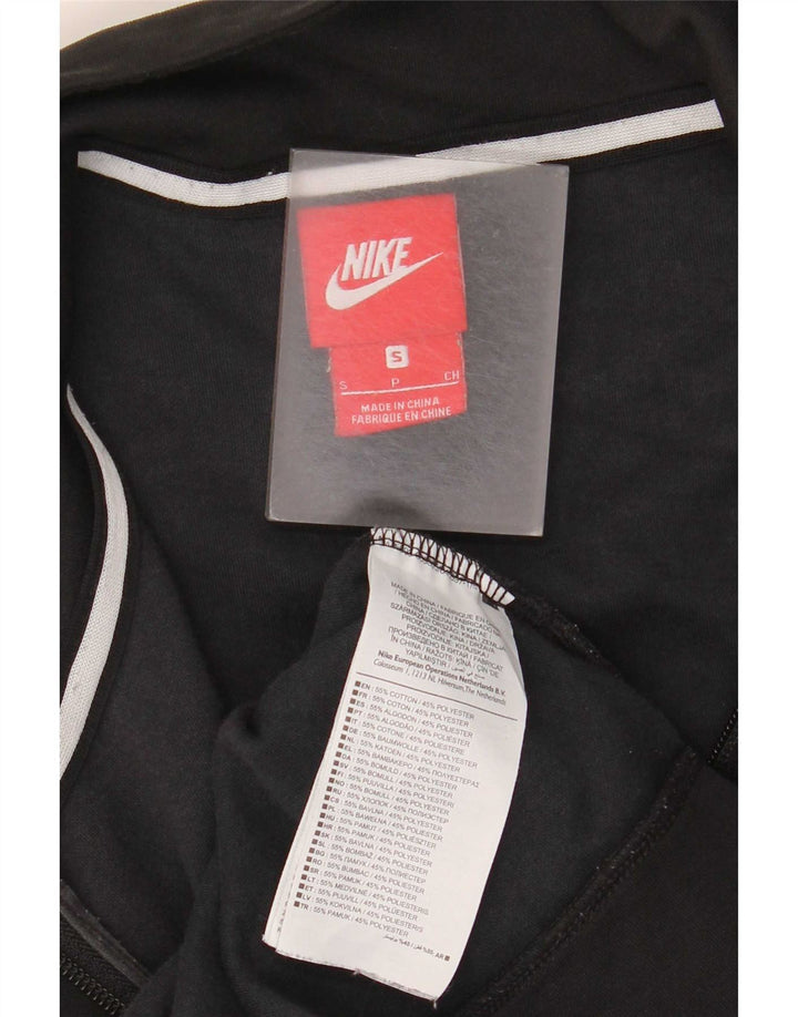Jachetă de top pentru trening Nike pentru bărbați, bumbac negru color bloc