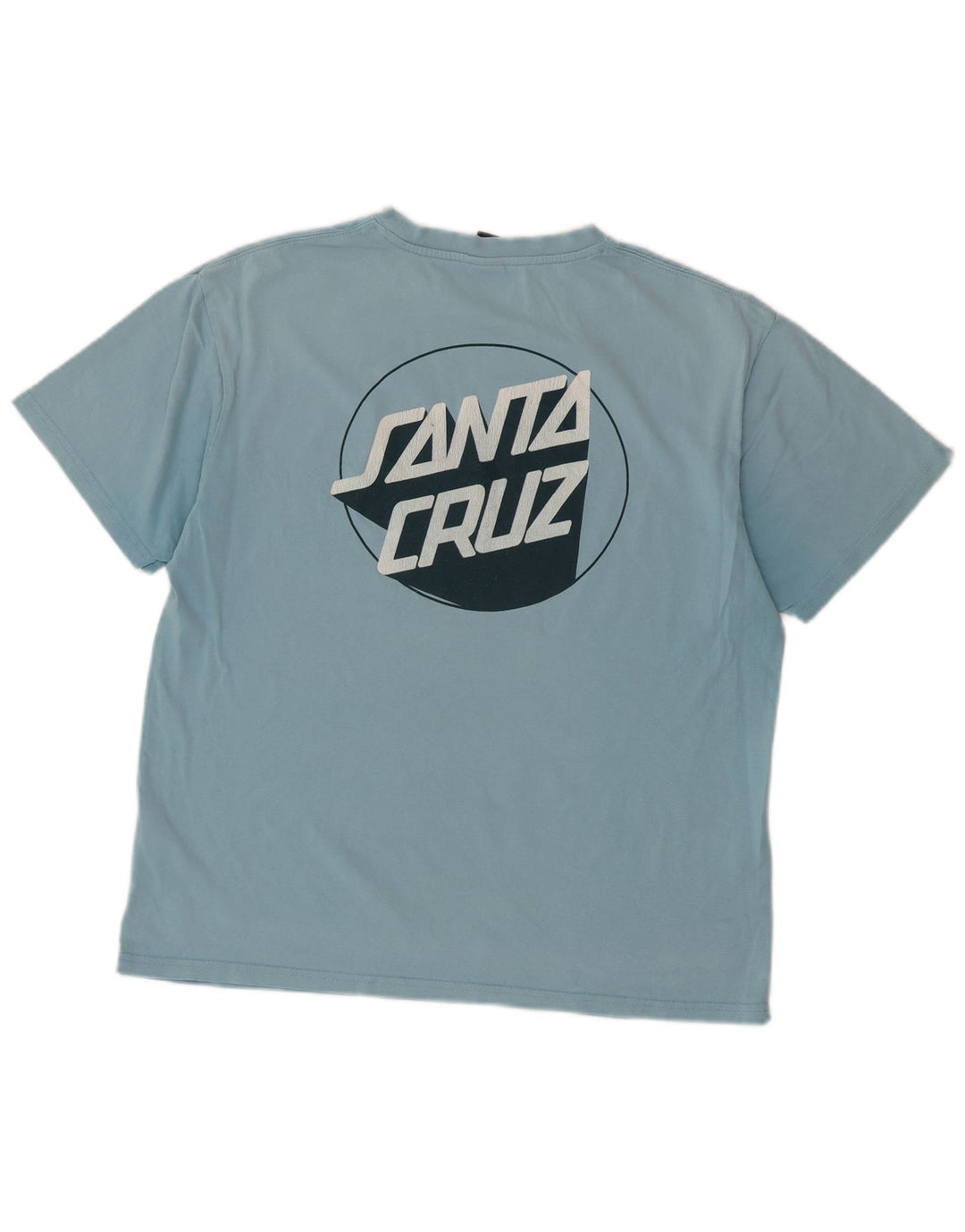 Tricou grafic pentru bărbați Santa Cruz Top din bumbac albastru mediu