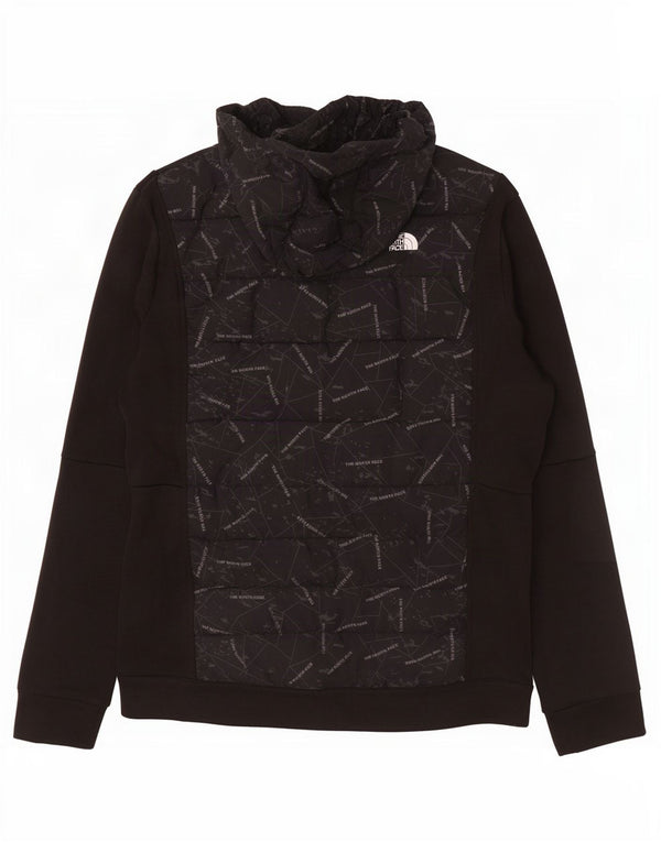 The North Face Mens Graphic Padded Trening Top Jacket Large Black