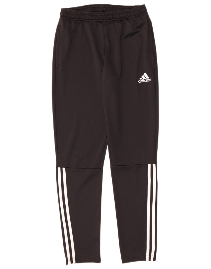 Pantaloni de trening Climacool ADIDAS pentru baieti 13-14 ani poliester negru