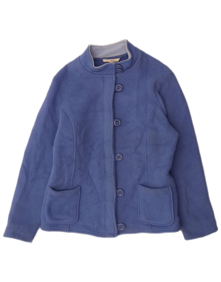 Jachetă fleece pentru femei Marks & Spencer UK 14, mare, albastru, poliester