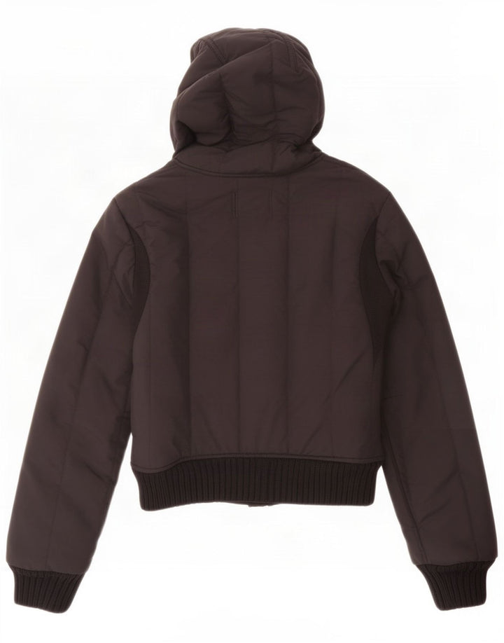 Refrigiwear Jachetă căptușită cu glugă pentru femei UK 10 Small Black Polyamide