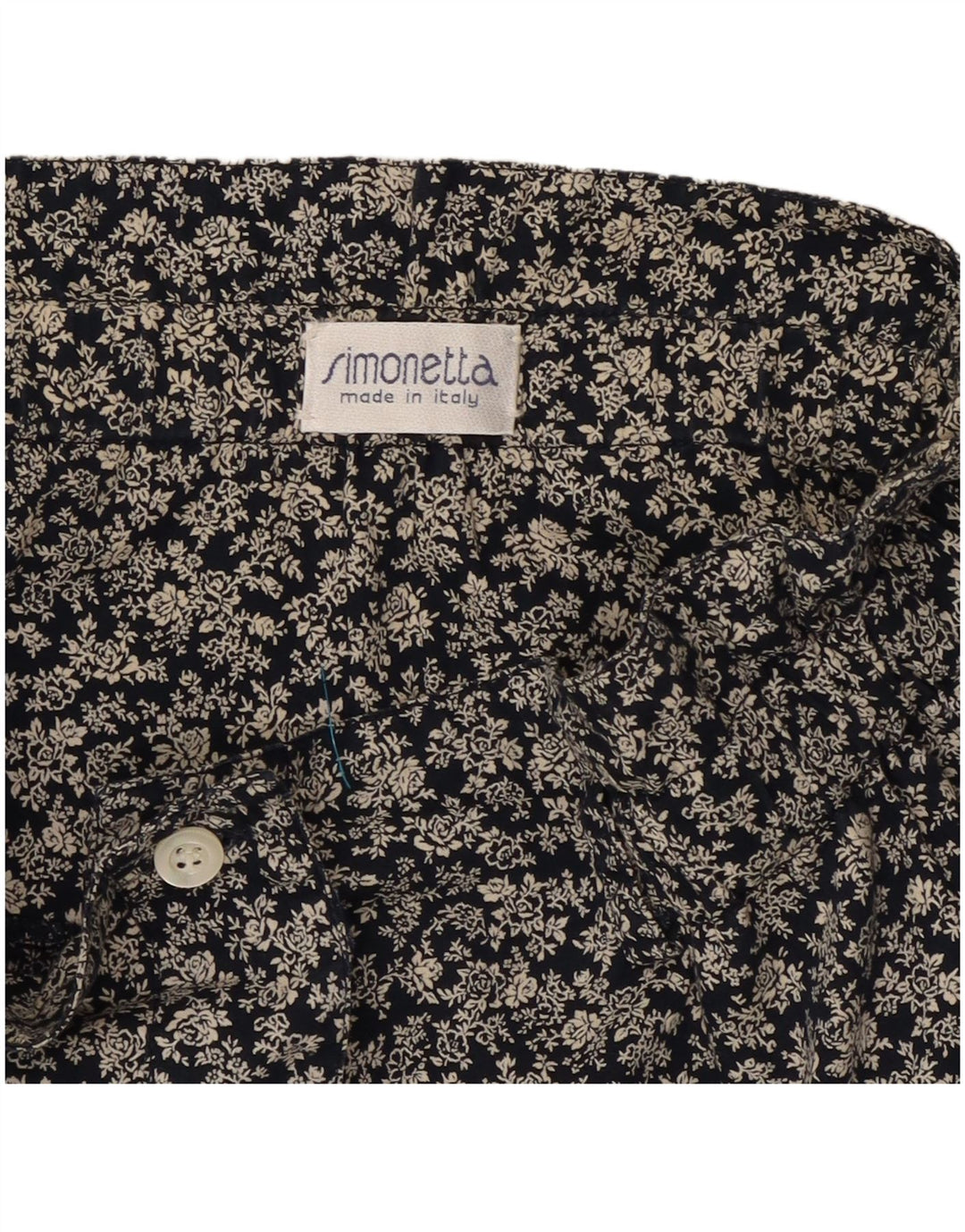 Fustă A-Line plisată Simonetta, pentru femei, W26, mică, albastru marin, floral