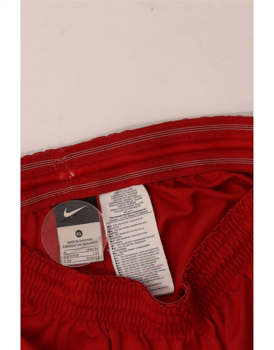 Pantaloni scurți sport grafic Nike pentru bărbați XL poliester roșu