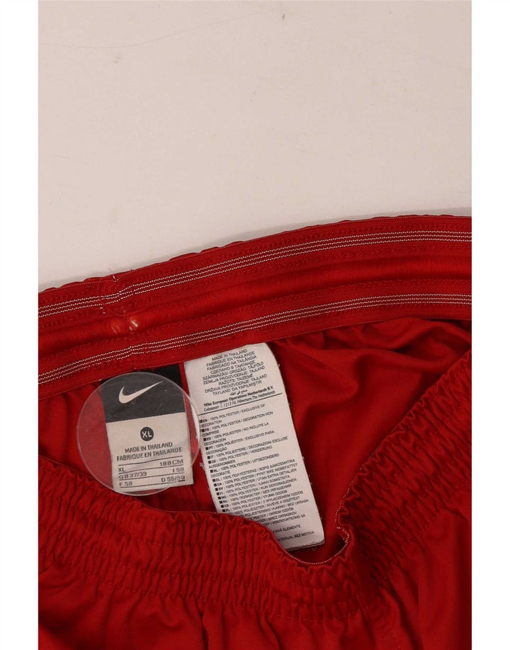 Pantaloni scurți sport grafic Nike pentru bărbați XL poliester roșu