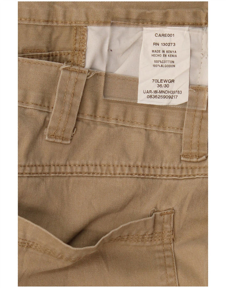 WRANGLER Pantaloni drepti cargo pentru bărbați W36 L30 bumbac bej