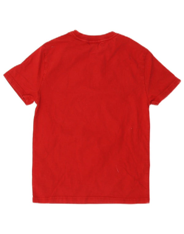 Tricou Polo Ralph Lauren pentru baieti Top 7-8 ani mic bumbac rosu